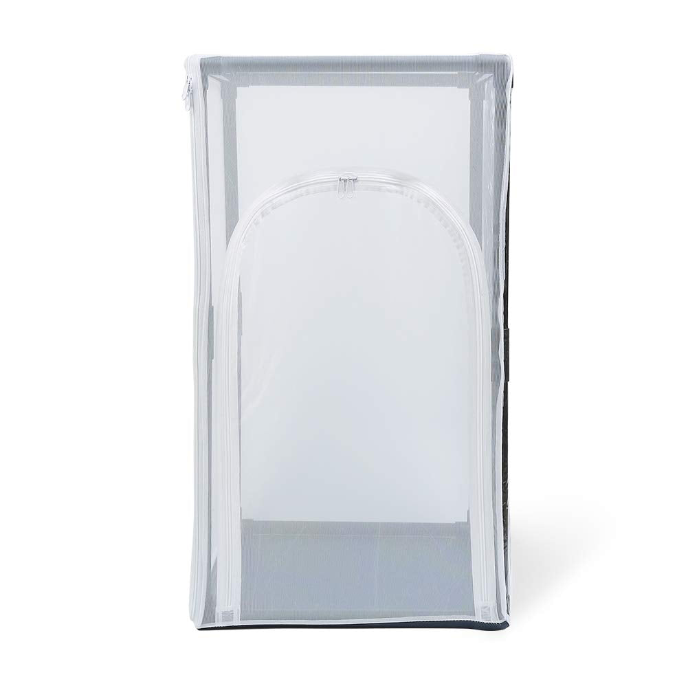 RESTCLOUD 30" Large Monarch Butterfly Habitat Cage, Outdoor Insect Mesh Cage Terrarium 16.5" x 16.5" x 30"