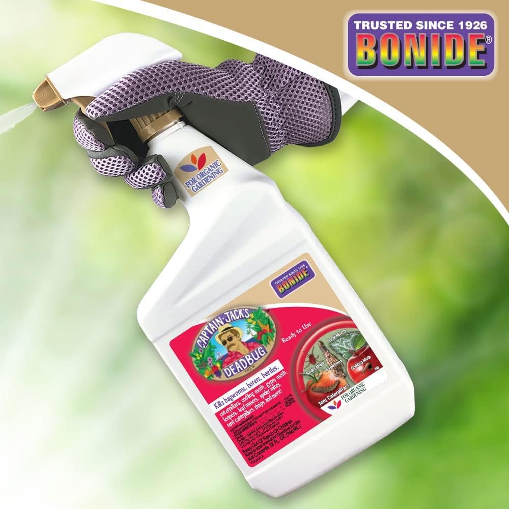 Bonide Captain Jack's Deadbug Brew Ready-to-Use Spray, 32 oz Outdoor Insecticide and Mite Killer for Organic Gardening | Ready-to-Use Spray, Outdoor, Mite Killer, For Organic Gardening