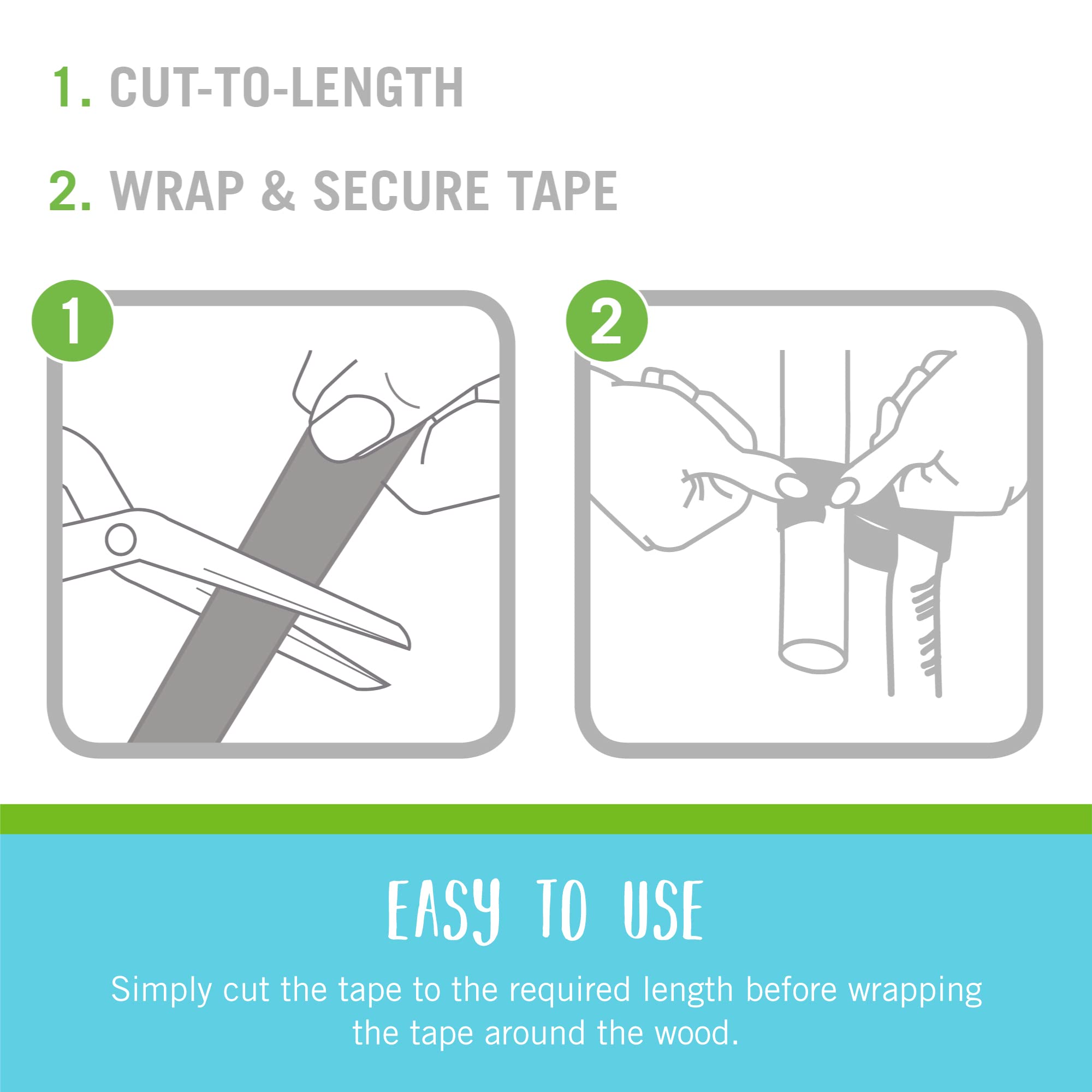 VELCRO Brand Adjustable Plant Ties | 75 ft x 1/2 in Green Garden Tape | Reusable, Cut-to-Length Hook & Loop Plant Support for Staking, Training & Organizing Tomatoes, Vines, and Flowers
