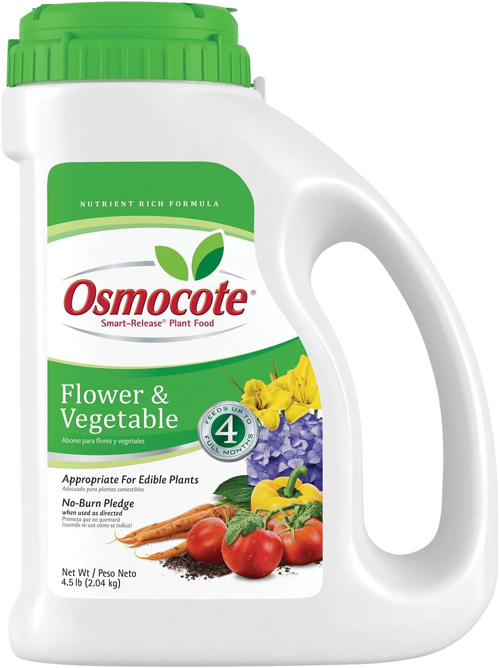 Osmocote Smart-Release Plant Food Plus Outdoor & Indoor1 - Granular, Continuous Release Plant Fertilizer with 11 Essential Nutrients, 2 lbs.