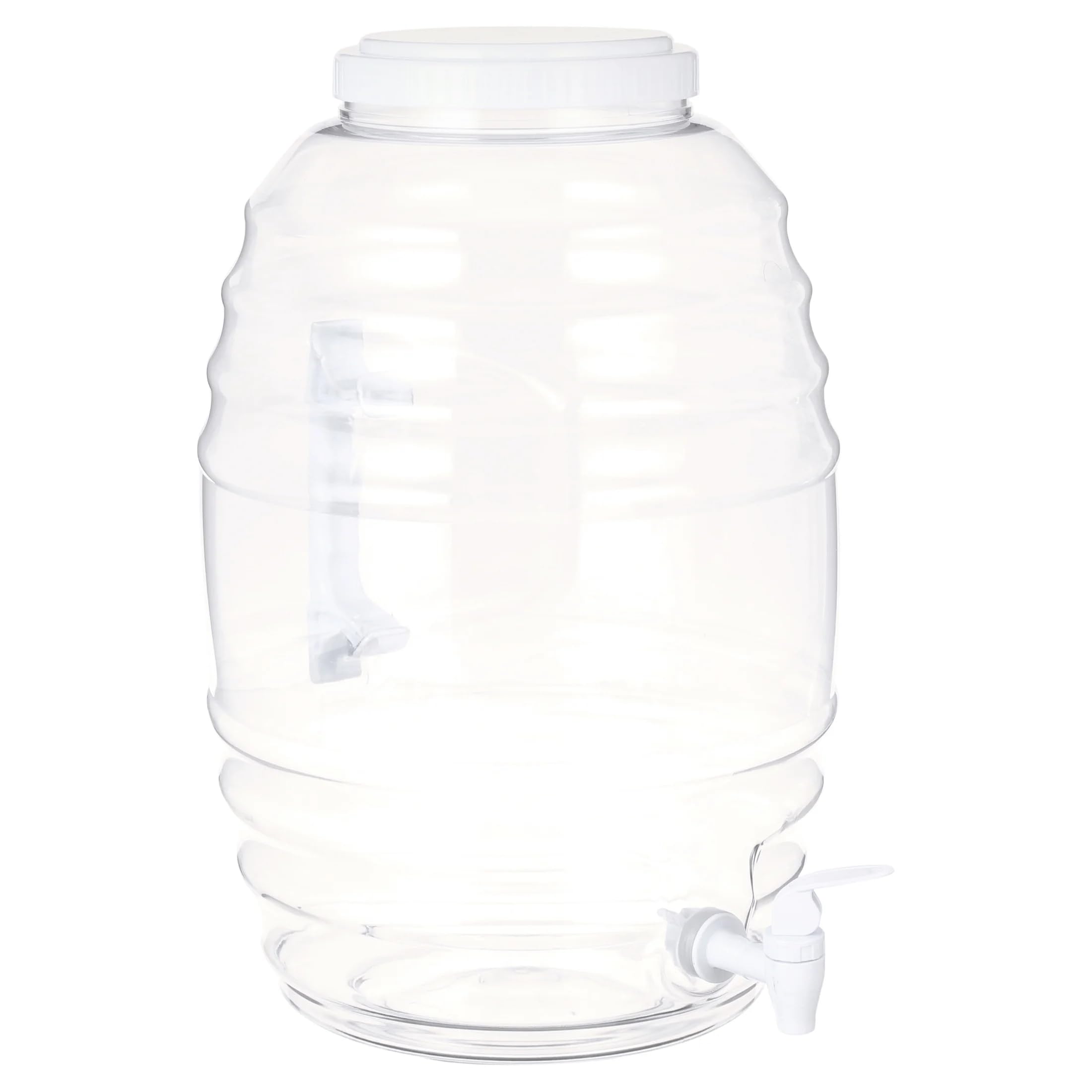 5 Gallon Clear Beverage Dispenser with Spigot, Large-Capacity Drink Container for Parties, Events and Daily Use
