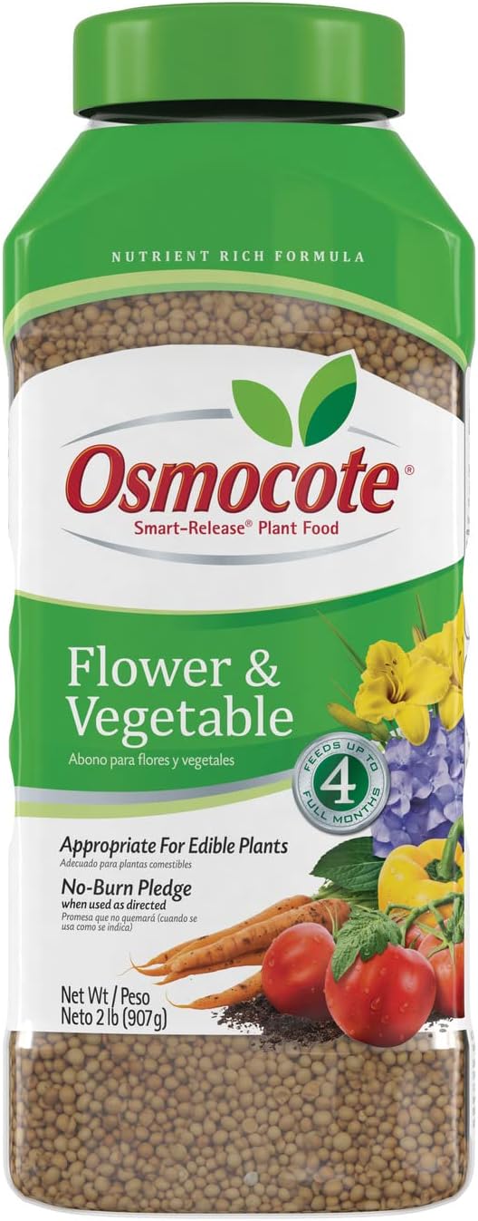 Osmocote Smart-Release Plant Food Plus Outdoor & Indoor1 - Granular, Continuous Release Plant Fertilizer with 11 Essential Nutrients, 2 lbs.