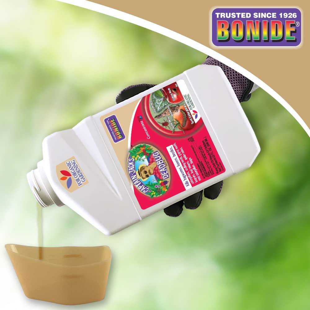 Bonide Captain Jack's Deadbug Brew, 16 oz Concentrate Outdoor Insecticide and Mite Killer for Organic Gardening | Outdoor Insecticide and Mite Killer, For Organic Gardening