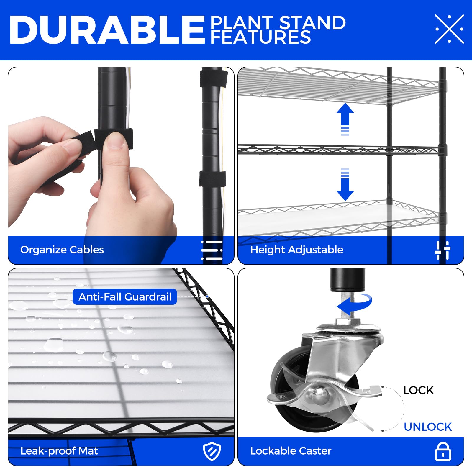 Barrina LH750 Pegboard Indoor Greenhouse with Grow Light, Plant Cabinet with 90W 5000K Full Spectrum Lamps, 3 Adjustable Pegboards, Timer, Wheel, for Foliage Plant, Seedling, 29.5x13.8x67.9IN
