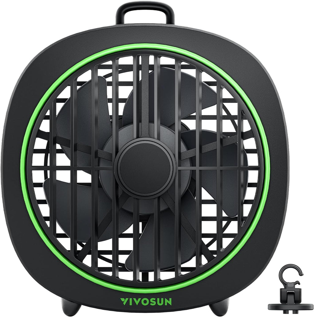 VIVOSUN AeroWave D4 Grow Tent Clip Fan with Detachable Hook, 4" Fan, 1-Pack