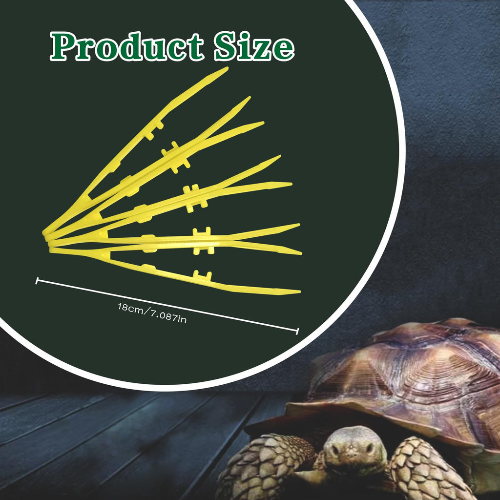 5-Pack Reptile Feeding Tongs Set - Hygienic Anti-Slip Purple Tweezers for Bearded Dragons, Lizards, Snakes, Aquariums & Small Animals(Five Colors to Choose from)