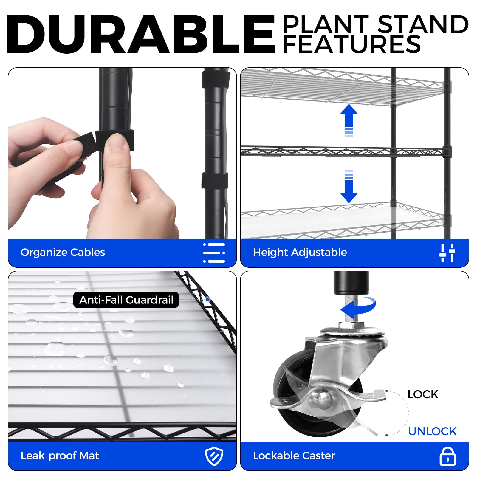 Barrina LH750 Pegboard Indoor Greenhouse with Grow Light, Plant Cabinet with 90W 5000K Full Spectrum Lamps, 3 Adjustable Pegboards, Timer, Wheel, for Foliage Plant, Seedling, 29.5x13.8x67.9IN