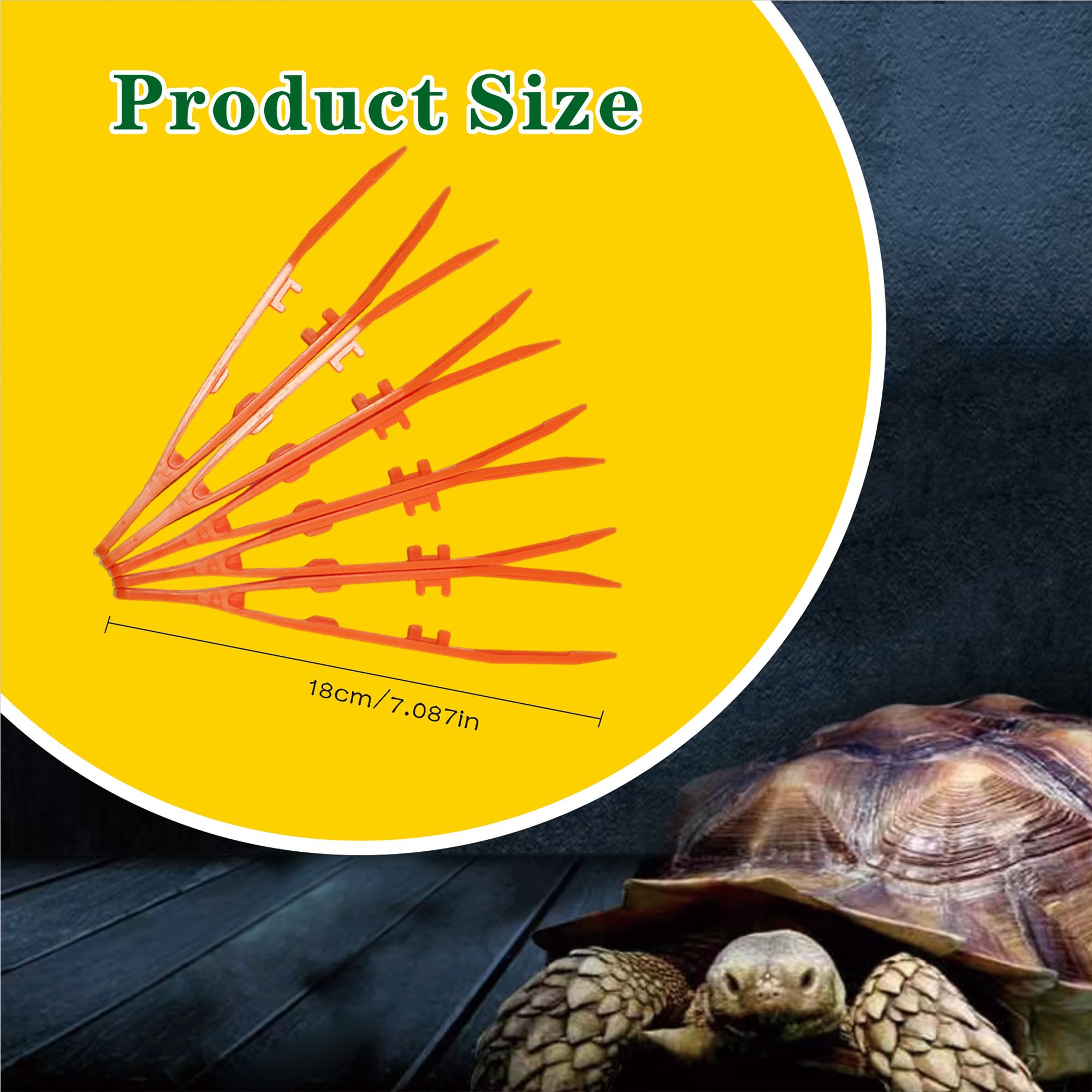5-Pack Reptile Feeding Tongs Set - Hygienic Anti-Slip Purple Tweezers for Bearded Dragons, Lizards, Snakes, Aquariums & Small Animals(Five Colors to Choose from)