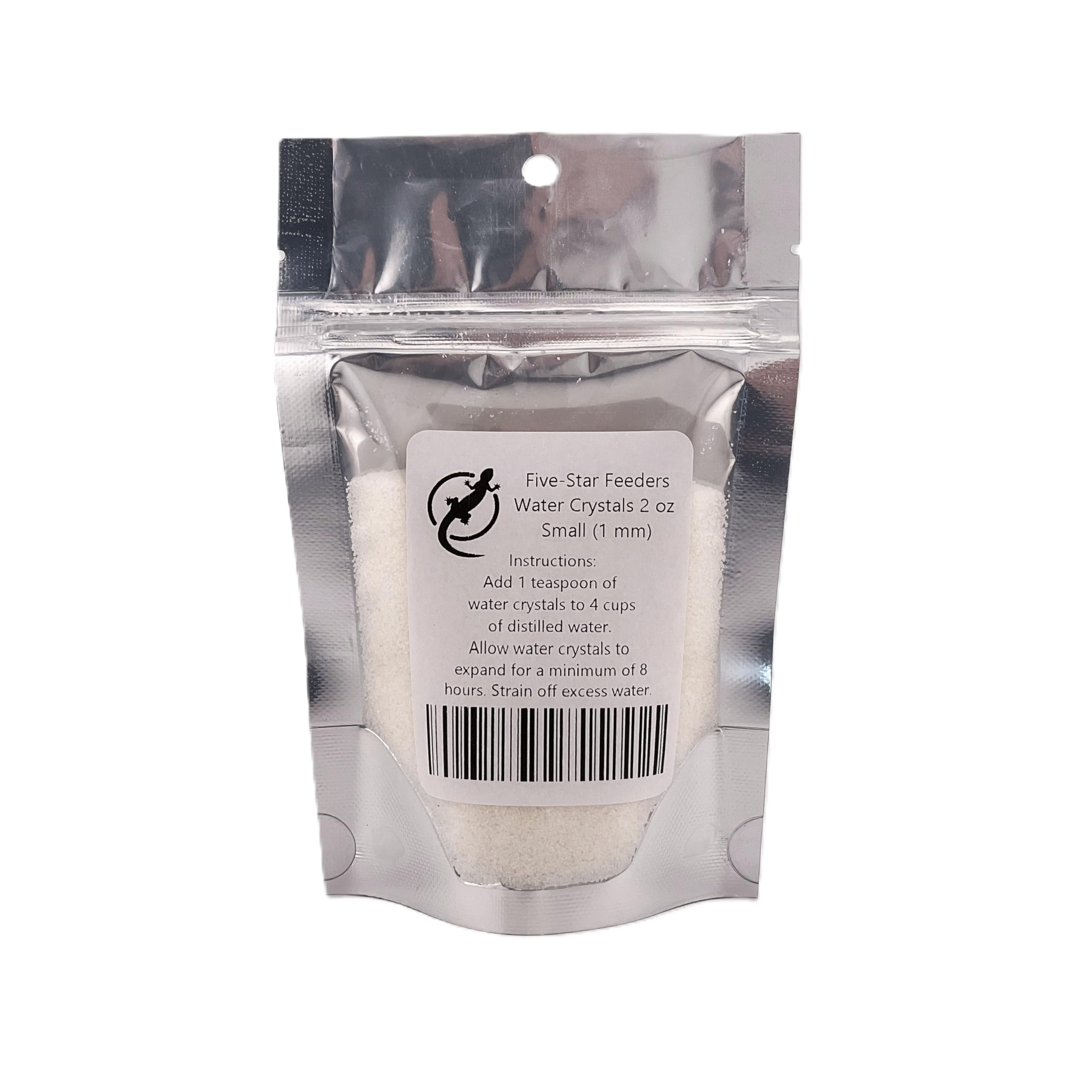 Water Storing Polymer Crystals for Insects and Plants by Five-Star Feeders