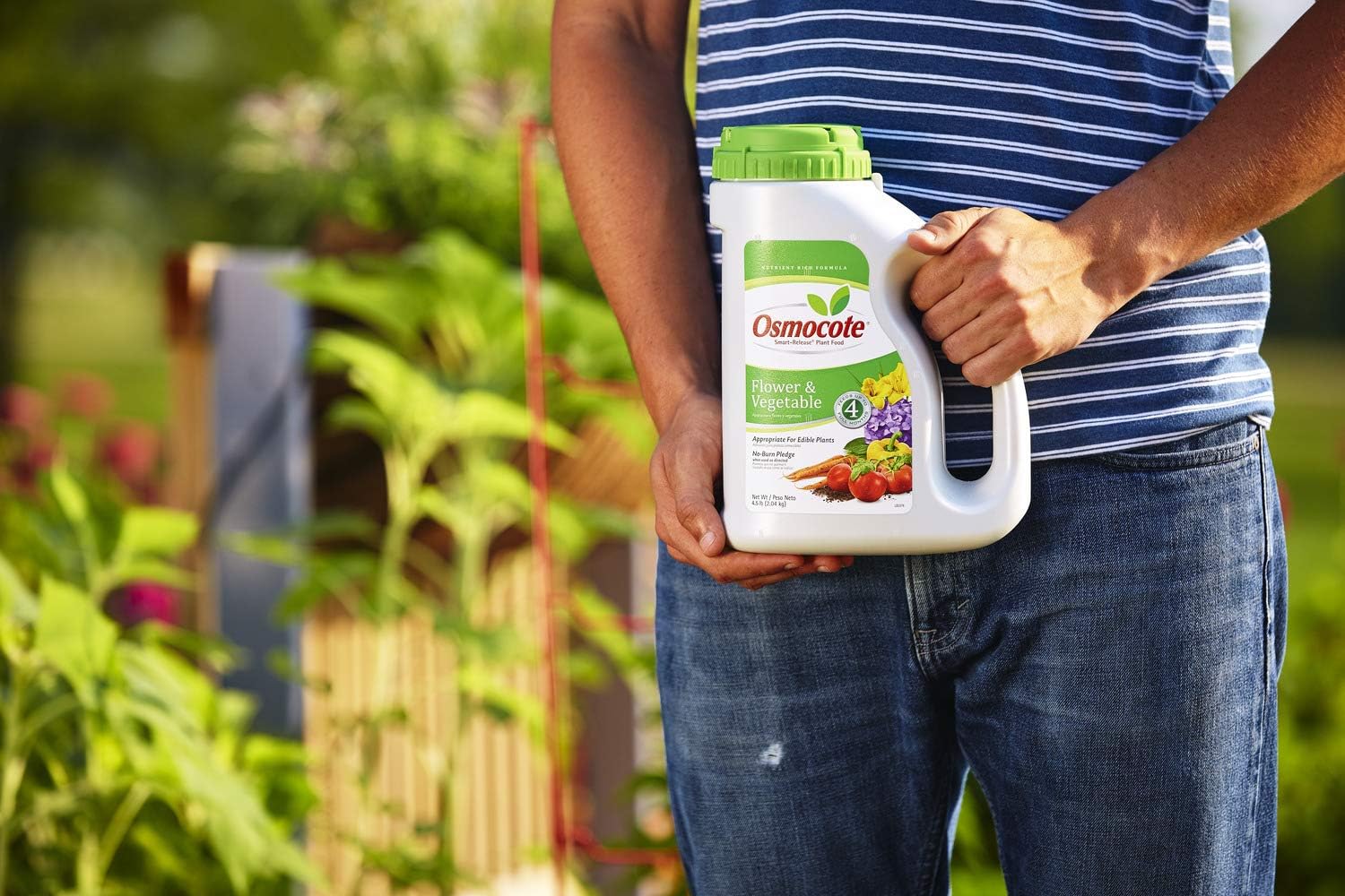 Osmocote Smart-Release Plant Food Plus Outdoor & Indoor1 - Granular, Continuous Release Plant Fertilizer with 11 Essential Nutrients, 2 lbs.