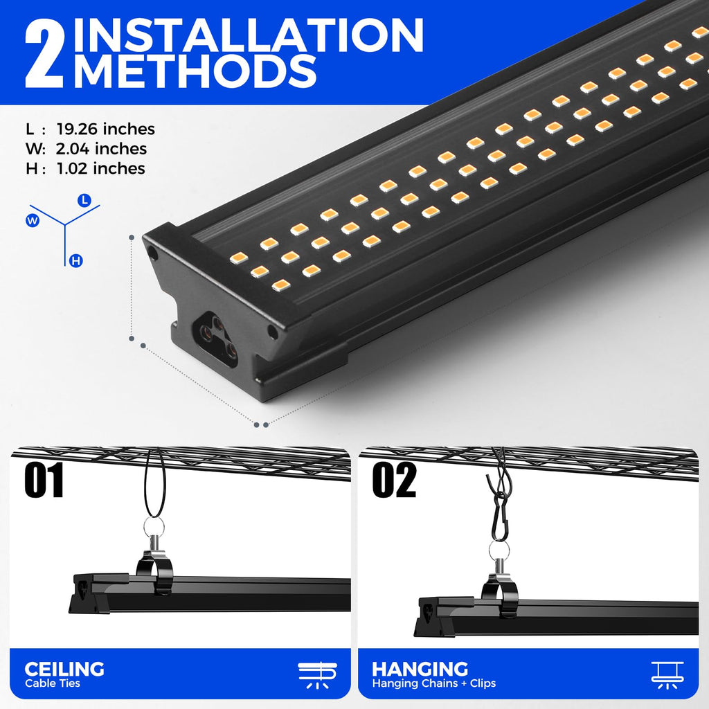 Barrina LH750 Pegboard Indoor Greenhouse with Grow Light, Plant Cabinet with 90W 5000K Full Spectrum Lamps, 3 Adjustable Pegboards, Timer, Wheel, for Foliage Plant, Seedling, 29.5x13.8x67.9IN