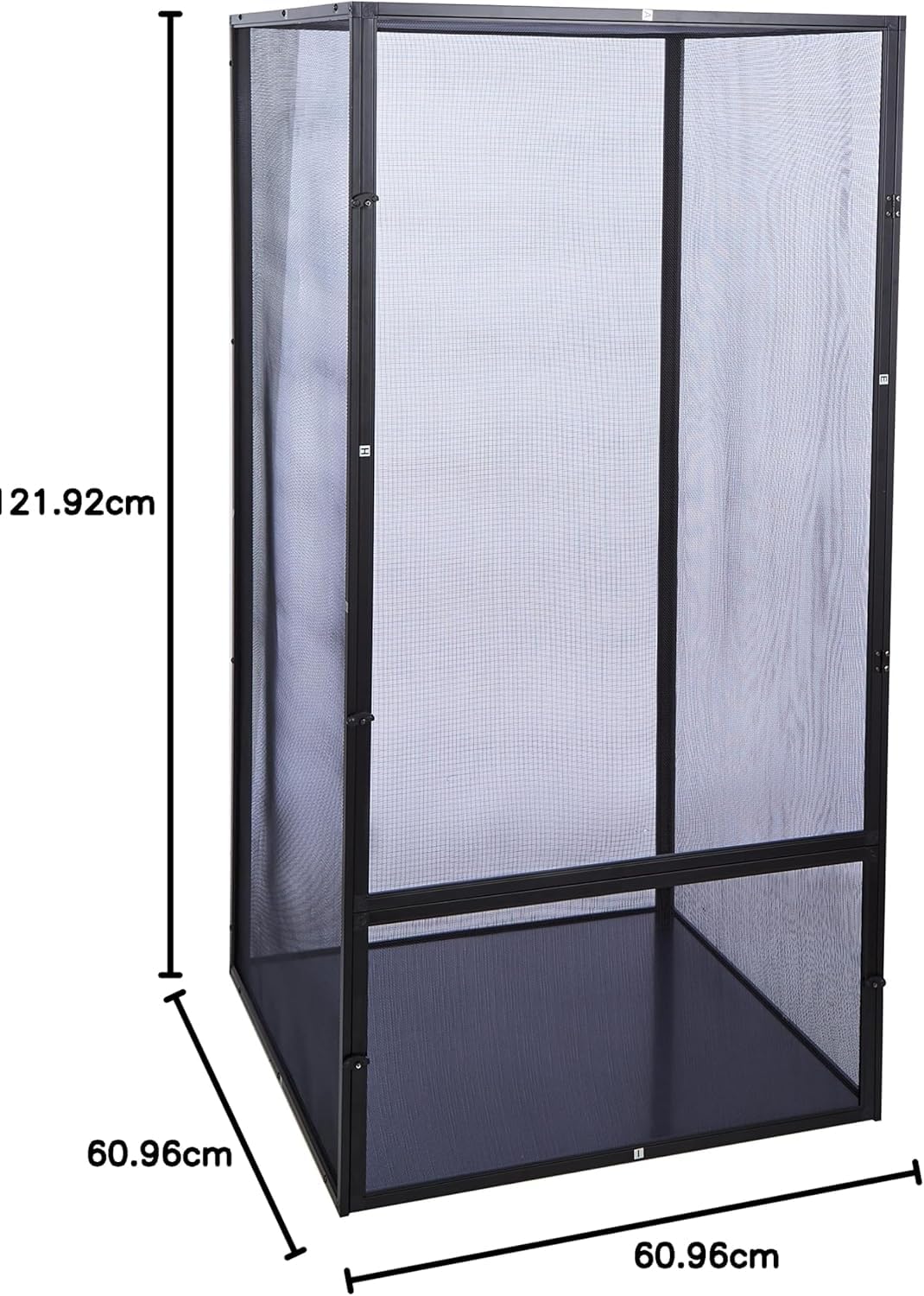 Zoo Med ReptiBreeze Open Air Screen Cage, Large, 18 x 18 x 36-Inches