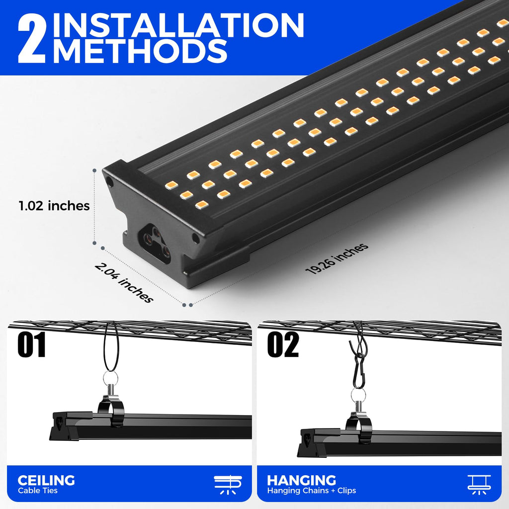 Barrina LH750 Pegboard Indoor Greenhouse with Grow Light, Plant Cabinet with 90W 5000K Full Spectrum Lamps, 3 Adjustable Pegboards, Timer, Wheel, for Foliage Plant, Seedling, 29.5x13.8x67.9IN
