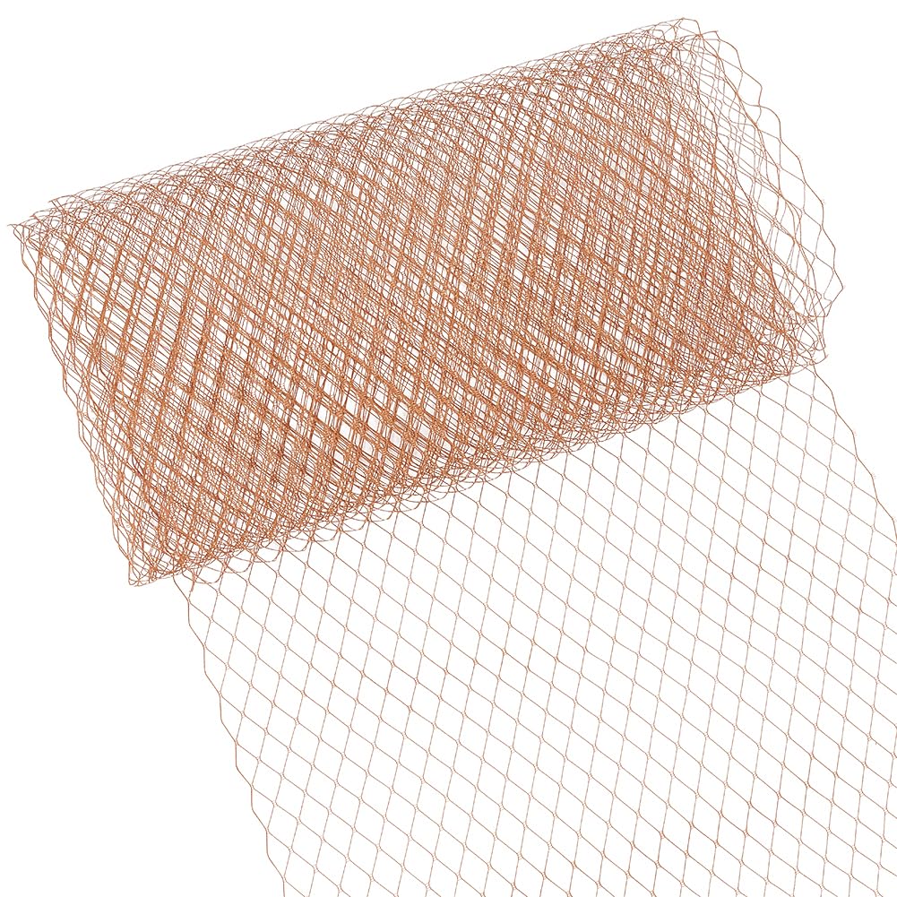 BENECREAT 3.28Yards Veil Mesh Fabric 10inch Wide Net Mesh Fabric Birdcage Bridal Veil for Wedding Veil Wedding Hat Decorating