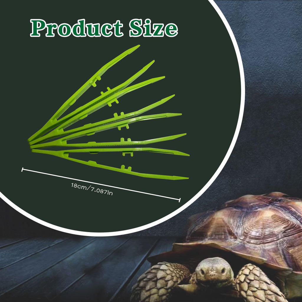 5-Pack Reptile Feeding Tongs Set - Hygienic Anti-Slip Purple Tweezers for Bearded Dragons, Lizards, Snakes, Aquariums & Small Animals(Five Colors to Choose from)