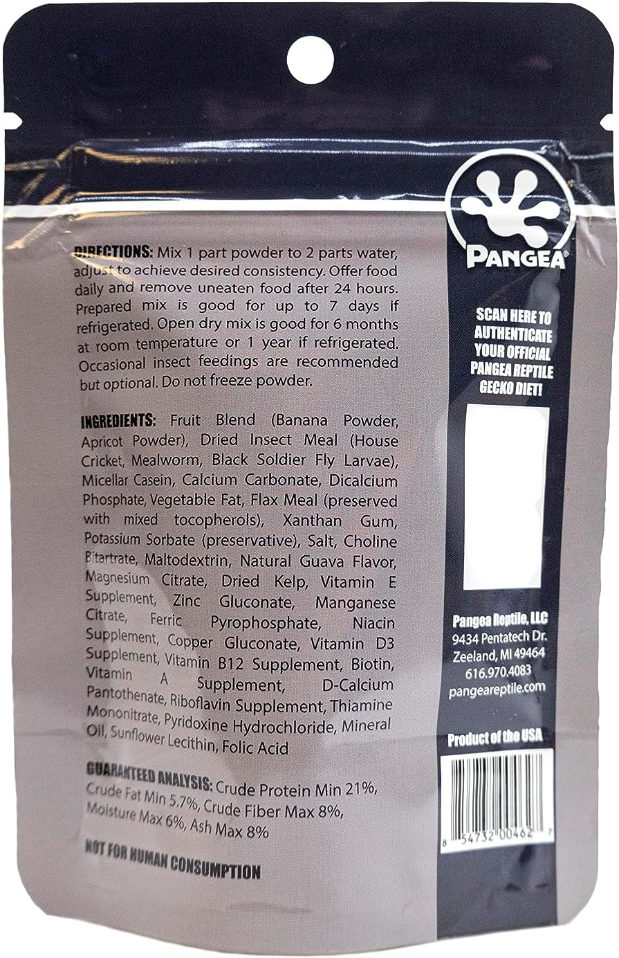 Pangea Gecko Diet Breeding Formula & Apricot Bundle - 2oz Breeding Formula Mix and Apricot Mix