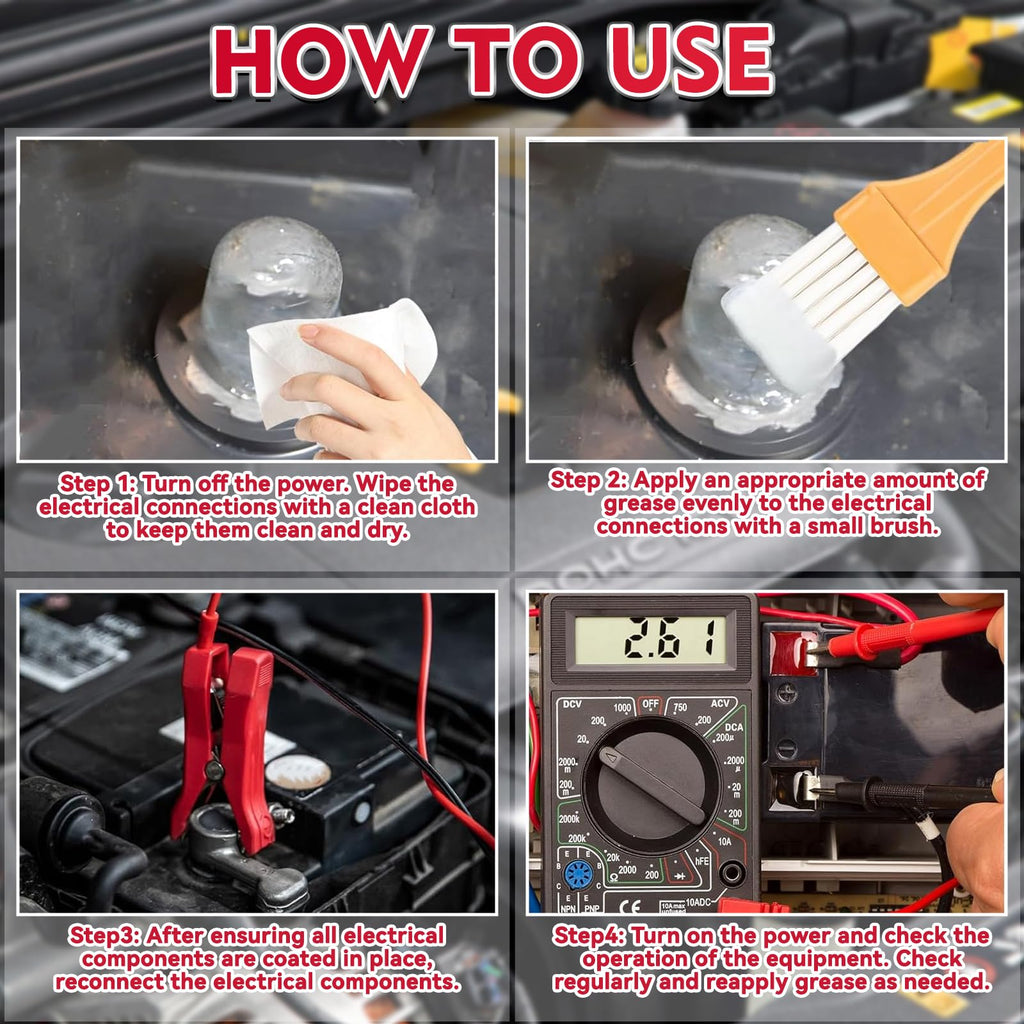AstraVox Silicone Dielectric Grease for Electrical Connectors Automotive
