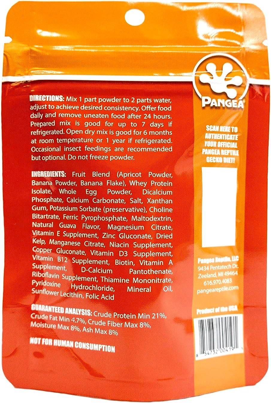 Pangea Gecko Diet Breeding Formula & Apricot Bundle - 2oz Breeding Formula Mix and Apricot Mix