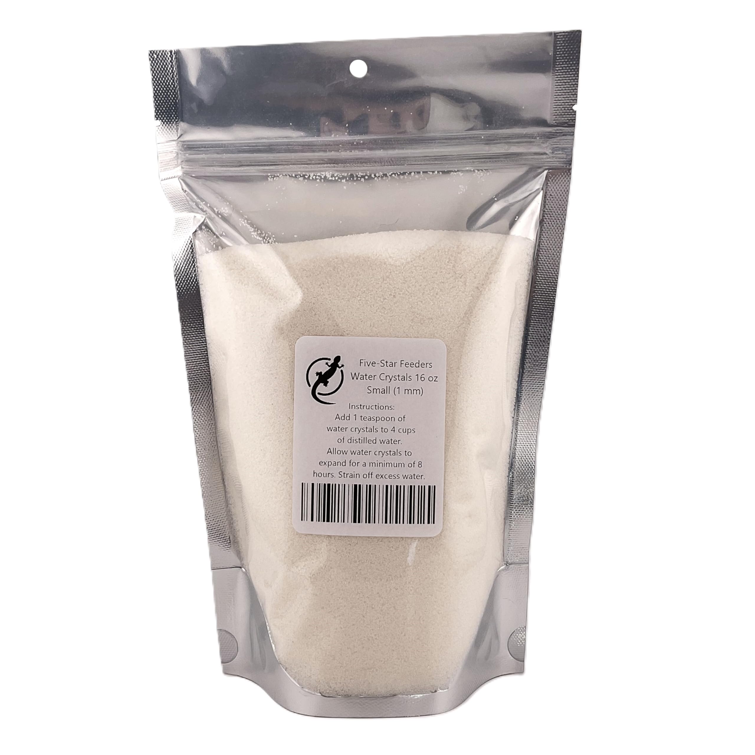 Water Storing Polymer Crystals for Insects and Plants by Five-Star Feeders