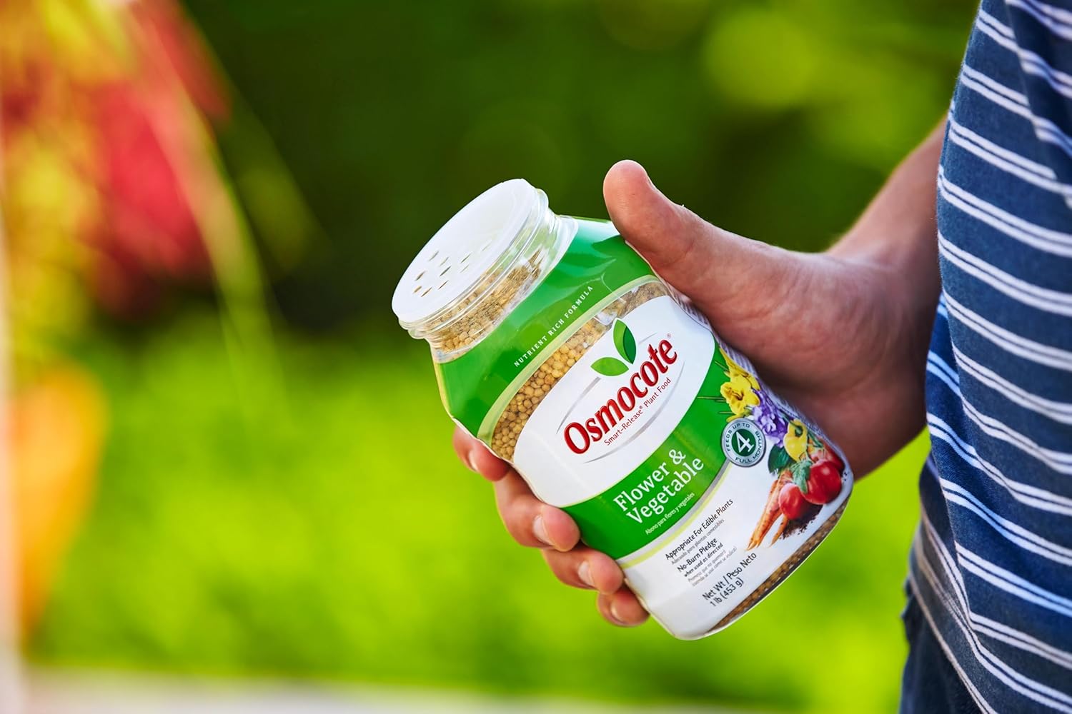 Osmocote Smart-Release Plant Food Plus Outdoor & Indoor1 - Granular, Continuous Release Plant Fertilizer with 11 Essential Nutrients, 2 lbs.