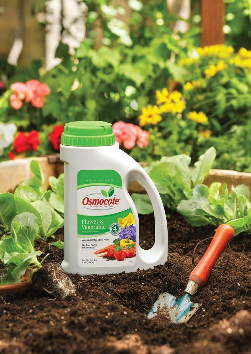Osmocote Smart-Release Plant Food Plus Outdoor & Indoor1 - Granular, Continuous Release Plant Fertilizer with 11 Essential Nutrients, 2 lbs.