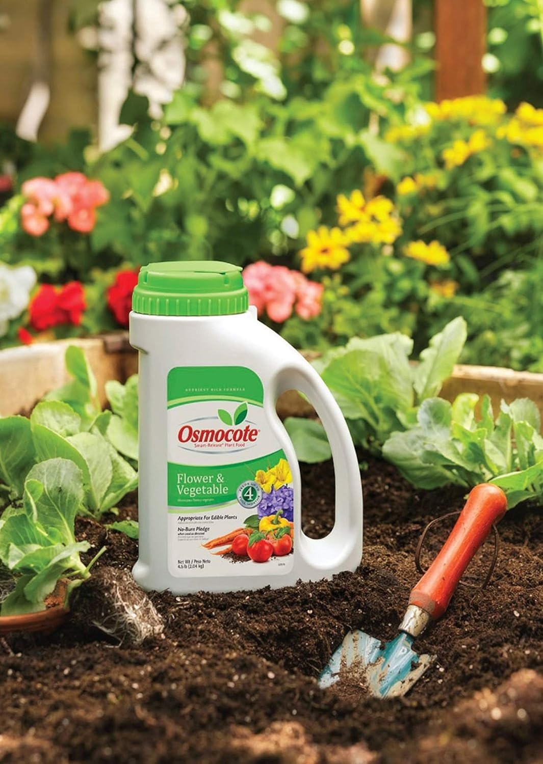 Osmocote Smart-Release Plant Food Plus Outdoor & Indoor1 - Granular, Continuous Release Plant Fertilizer with 11 Essential Nutrients, 2 lbs.