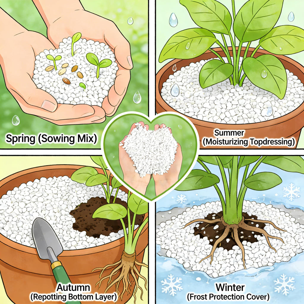 10QT Organic Perlite Horticultural Soil Amendment for Plants and Enhanced Drainage Enhanced