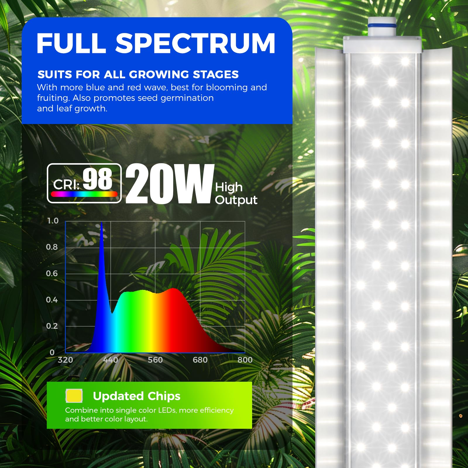 Barrina LH750 Pegboard Indoor Greenhouse with Grow Light, Plant Cabinet with 90W 5000K Full Spectrum Lamps, 3 Adjustable Pegboards, Timer, Wheel, for Foliage Plant, Seedling, 29.5x13.8x67.9IN