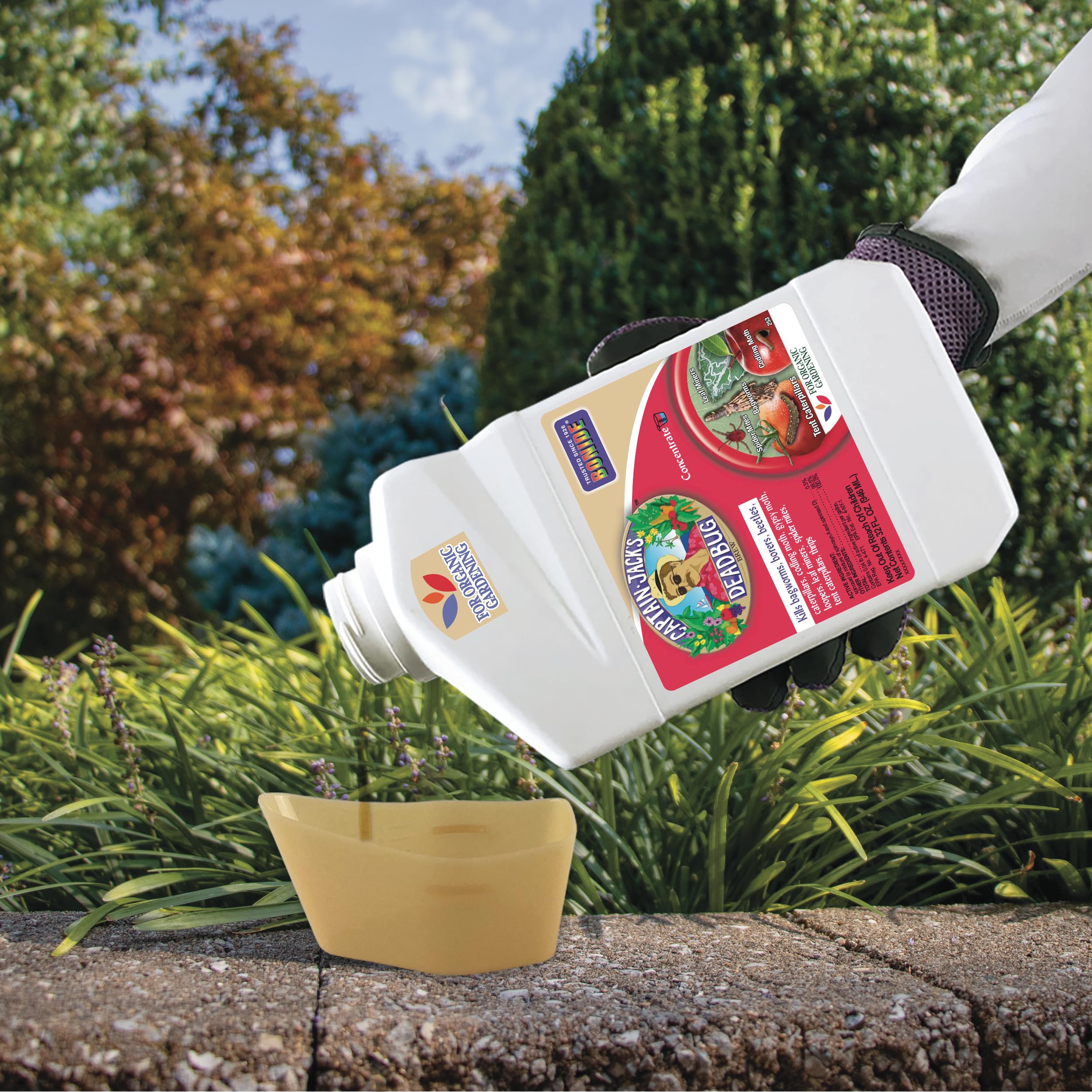 Bonide Captain Jack's Deadbug Brew, 16 oz Concentrate Outdoor Insecticide and Mite Killer for Organic Gardening | Outdoor Insecticide and Mite Killer, For Organic Gardening