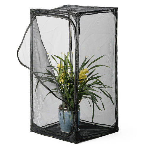 30" Heavy Duty Monarch Butterfly Habitat, Outdoor Collapsible Insect Mesh Cage Terrarium Pop-up with Zipper Protection and Unzip Bottom